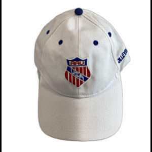 Pacific HeroWear  Cap Hat Unisex White Tachikara USA AAU Volleyball Baseball CP